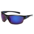 Men's semi-frameless athletic sunglasses for cycling and outdoor sports in various colour options