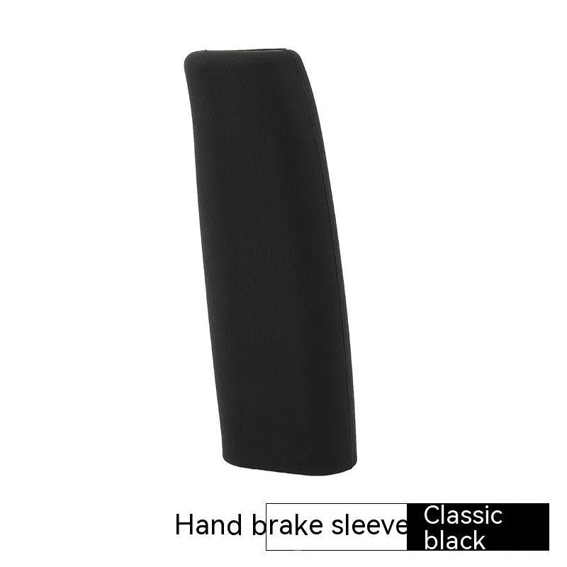 Silicone handbrake sleeve in five colours – black, grey, beige, red and blue – for universal vehicle fit
