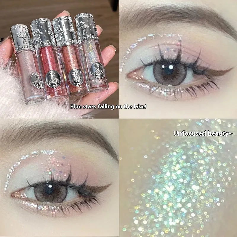 Ballet brand liquid eye shadow tube showing one of five colour options: Sakura Field, Doll Log, Butterfly Paradise, Nutcracker, or Pillow Fairy Tale.
