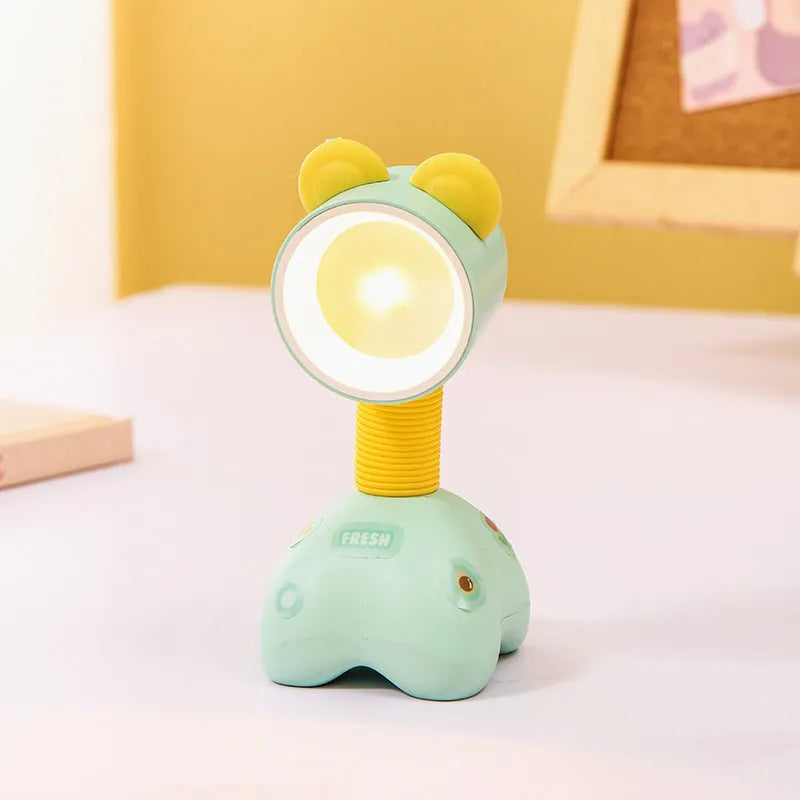 Creative DIY cartoon magnetic desktop night lamp in various colours with adjustable lighting