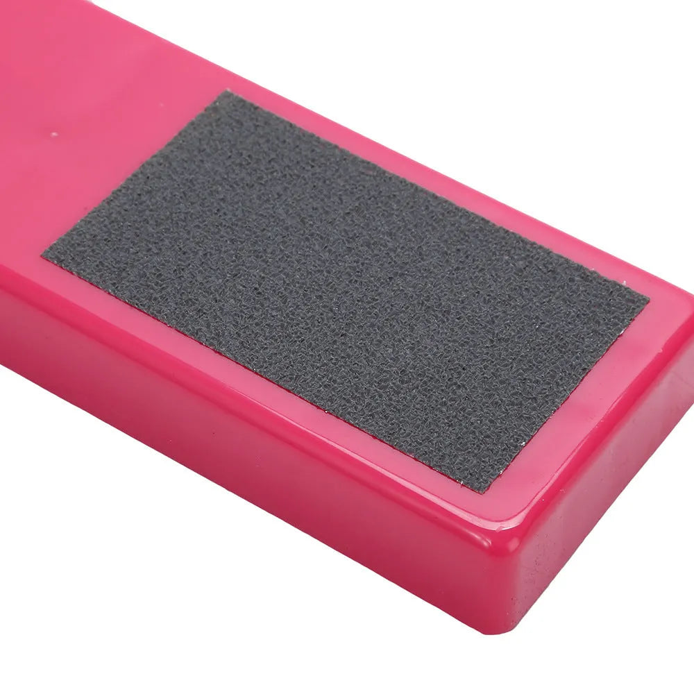 Pink and white ballet foot trainer with rotating shaping device for dancer instep strengthening