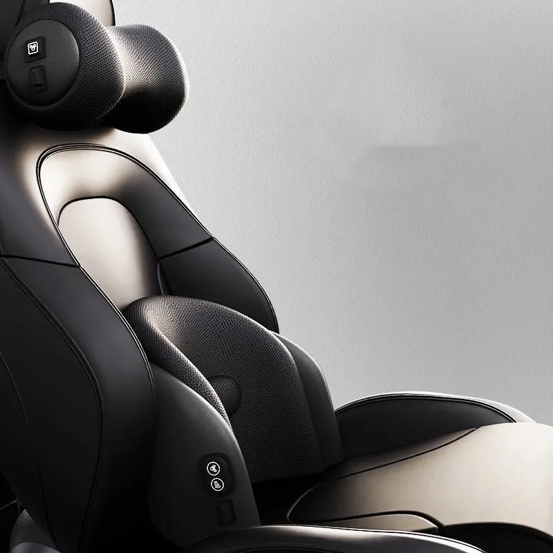 Car seat massage cushion with memory cotton construction in multiple colour options