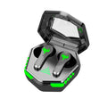 Black N35 wireless Bluetooth gaming headset with in-ear design
