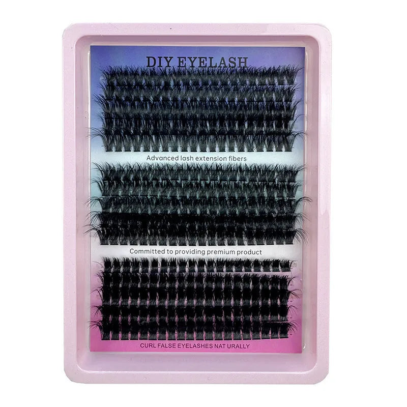 Box of mixed messy style false eyelashes with specifications ZHY-47, ZHY-51, ZHY-155, ZHY-56, and ZHY-78.