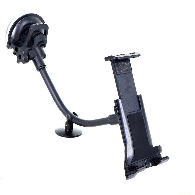 Black lifting type vehicle tablet holder with suction cup mounting 4-12 inch iPad