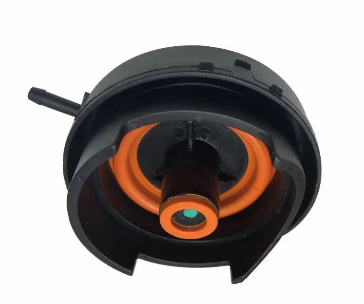Black automotive exhaust valve for BMW 3 Series and 5 Series N52 engine applications