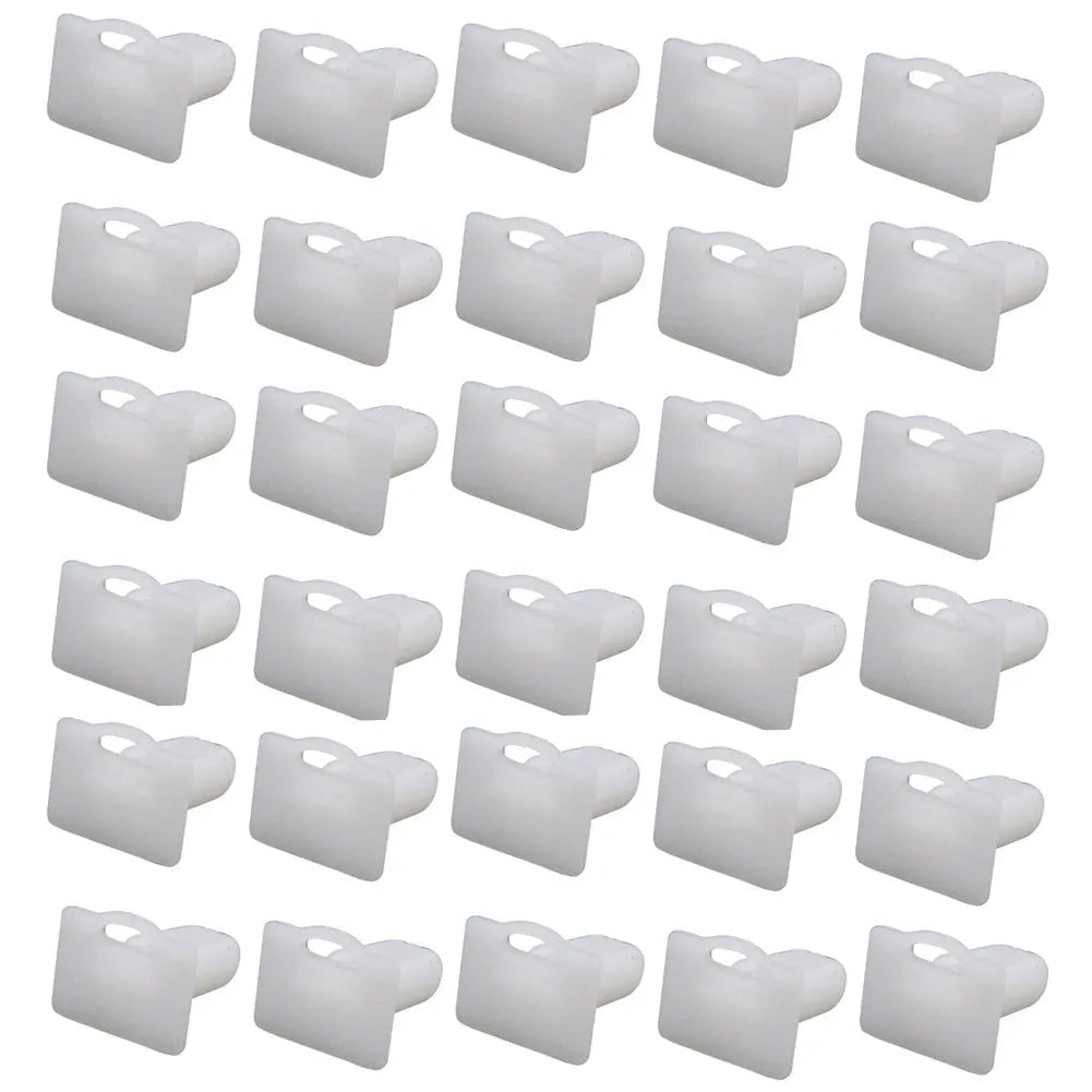 60 plastic automobile glue nails and buckles fasteners in D318 colour for vehicle interior trim repair