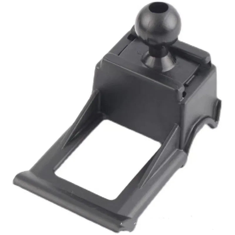 GOODWAY dashboard mobile phone holder showing 360-degree rotation and snap-on mounting system
