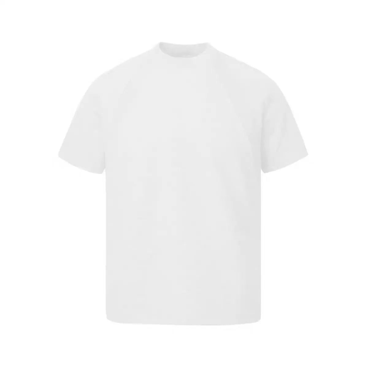 Loose fit short sleeve top with air layer stitching in black, white, or grey colours