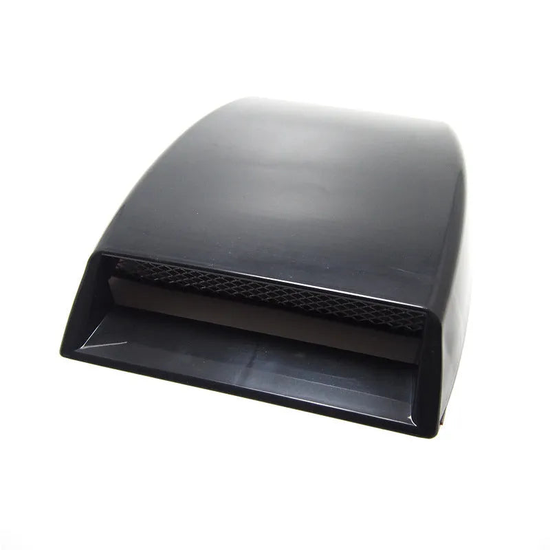 Black, white, and silver ABS plastic decorative simulation air vent for car interior styling.