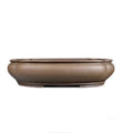 Handmade antique purple clay papaya-shaped flower pot with pukou design