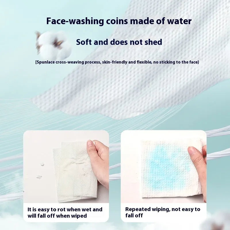 White disposable hanging towel roll with 100 thickened sheets for bathroom and kitchen use