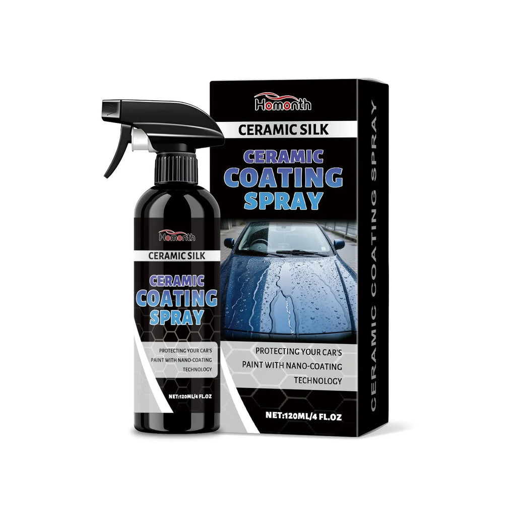 Ceramic coating spray bottle 120ml with anti-fading properties for vehicle maintenance