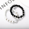 Eight-diagram-shaped geometric appetizer bracelet in electroplated alloy with unisex design for travel commemoration gifting