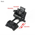 Metal alloy L4 G24 night vision helmet mount with OPS breakaway base in dark earth finish