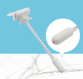 Blue and white electric pumping water device with 32.5cm straw for milk and beverage transfer