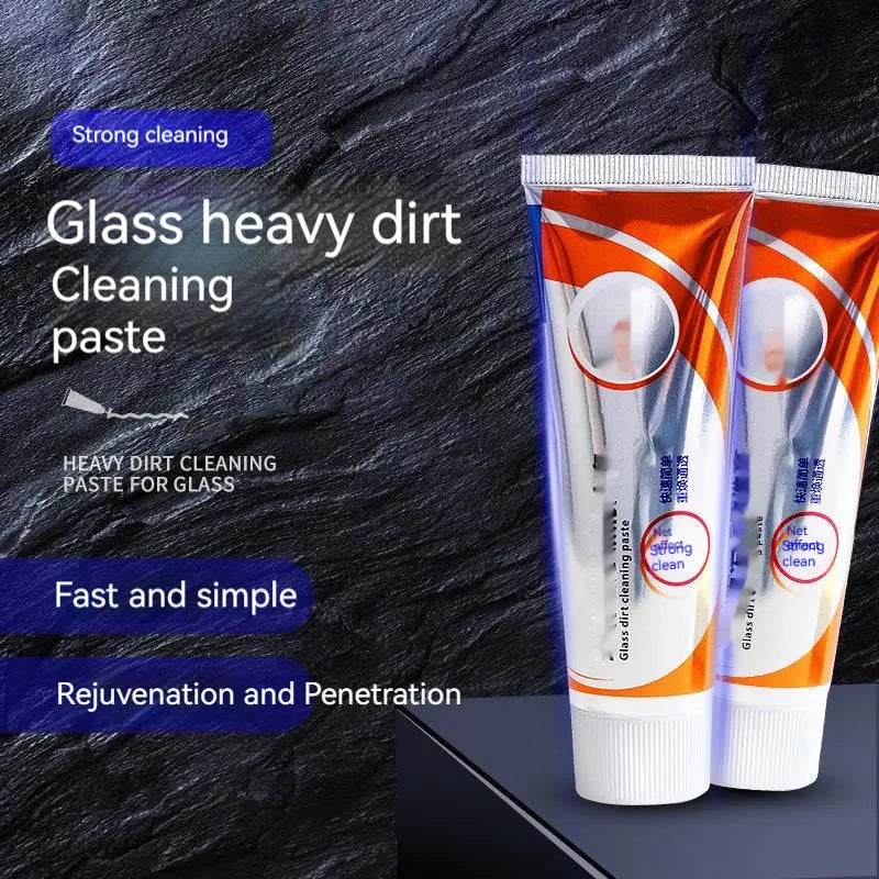 65ml white car windscreen cleaning agent paste in a 13.2cm tall container for removing oil stains