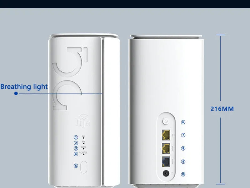 4G CPE wireless router with compact 51mm dimensions and dual chip version options