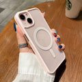 Transparent acrylic MagSafe iPhone case with magnetic suction for iPhone 12 and 13 Pro models