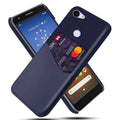 Leather Google Pixel mobile phone case in solid colour with drop resistant and waterproof features