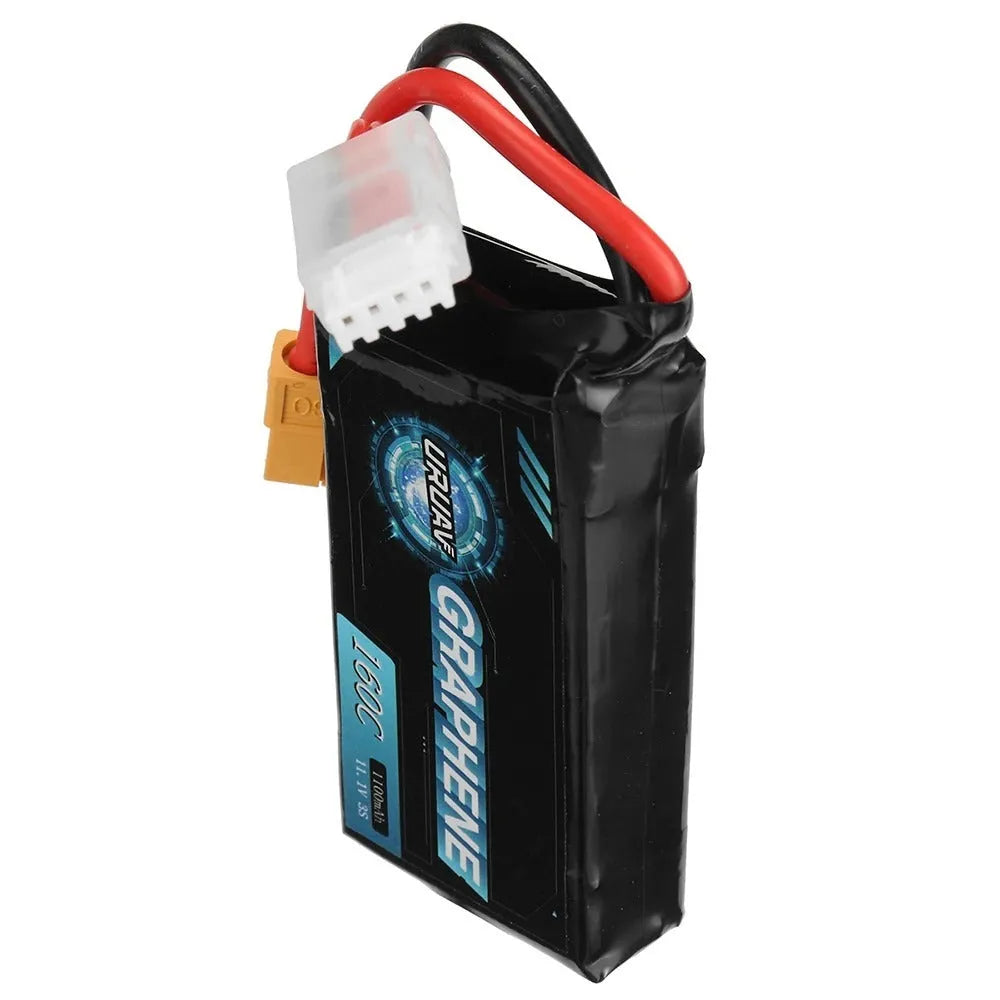 7.4V 1200mAh RC lithium battery pack for 2S and 3S model cars and boats.