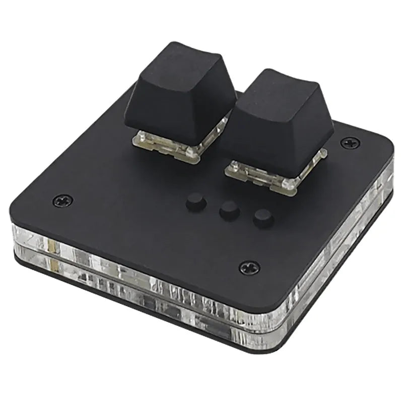Mini 6.5cm wide USB keyboard with touch panel audio controls in four colour options