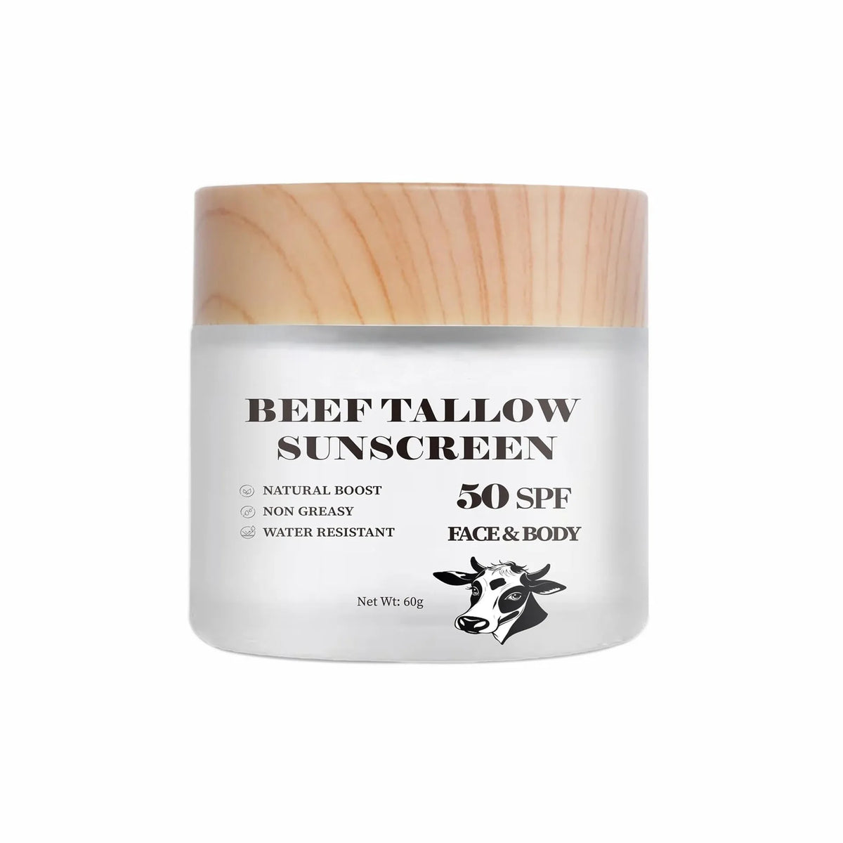 60g tub of Beef Twill Protective Cream, a waterproof and non-greasy barrier cream for hands and skin.