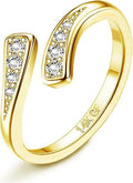 Geometric alloy toe ring with gold plating showing 0.5 thickness decorative pattern options