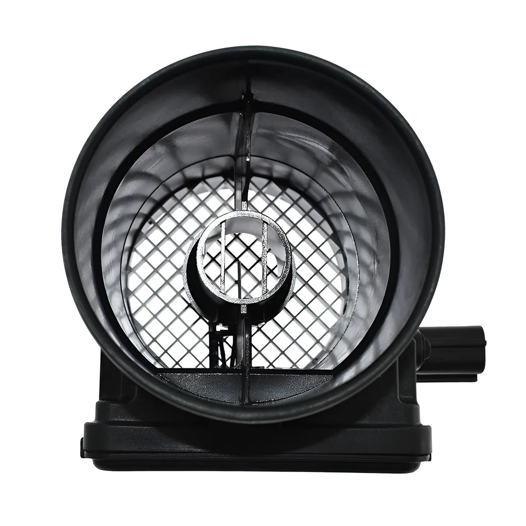Black plastic air flow meter component for vehicle engine management systems