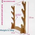 Simple wooden handmade multi layer bracket with Chinese style design for home decoration