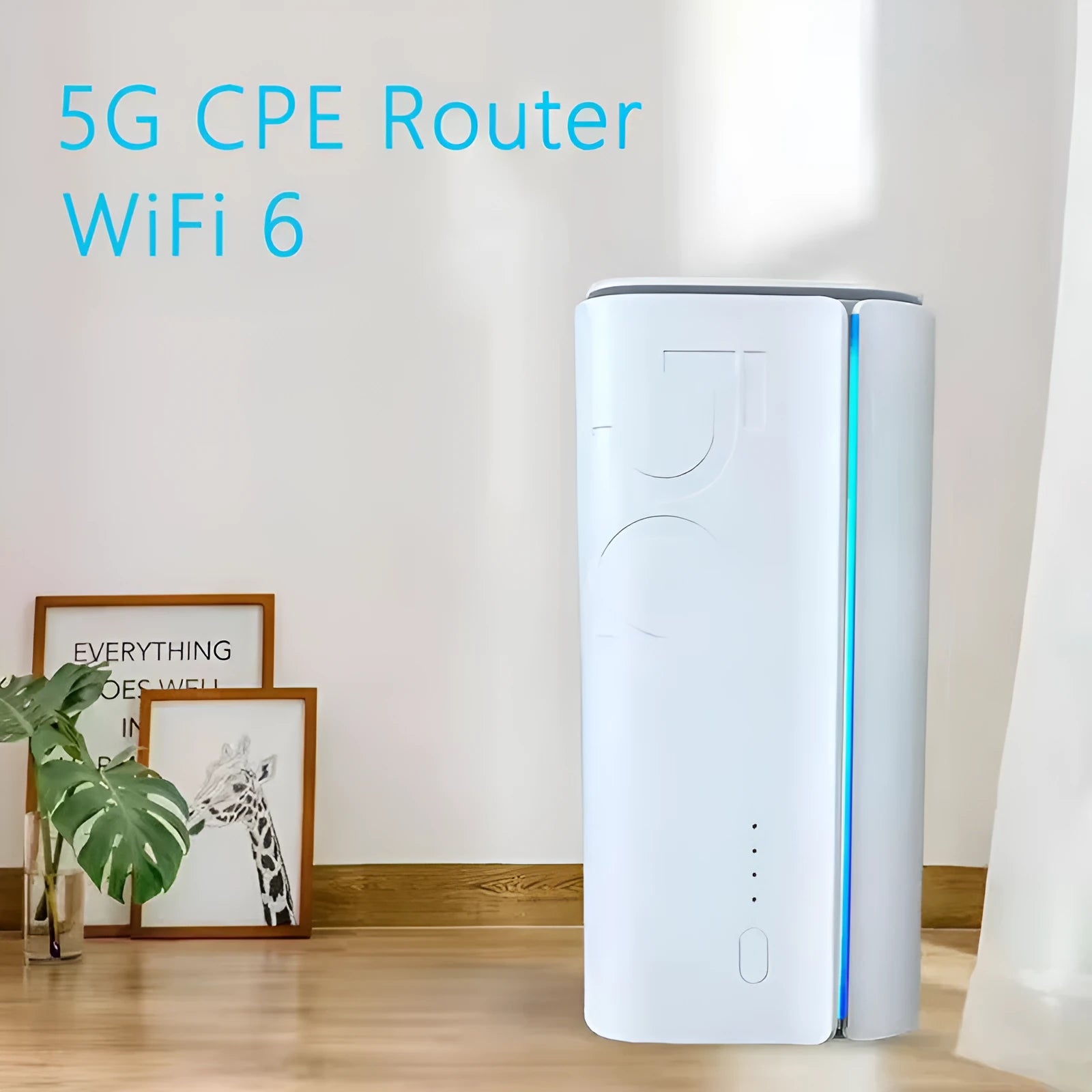 4G CPE wireless router with compact 51mm dimensions and dual chip version options