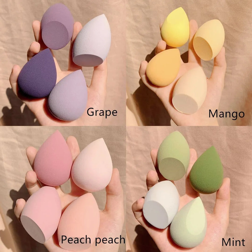 Makeup egg box beauty sponge storage case in compact 6cm rectangular design