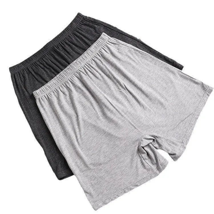Men's solid colour high-waist boxers in modal fabric on a white background.
