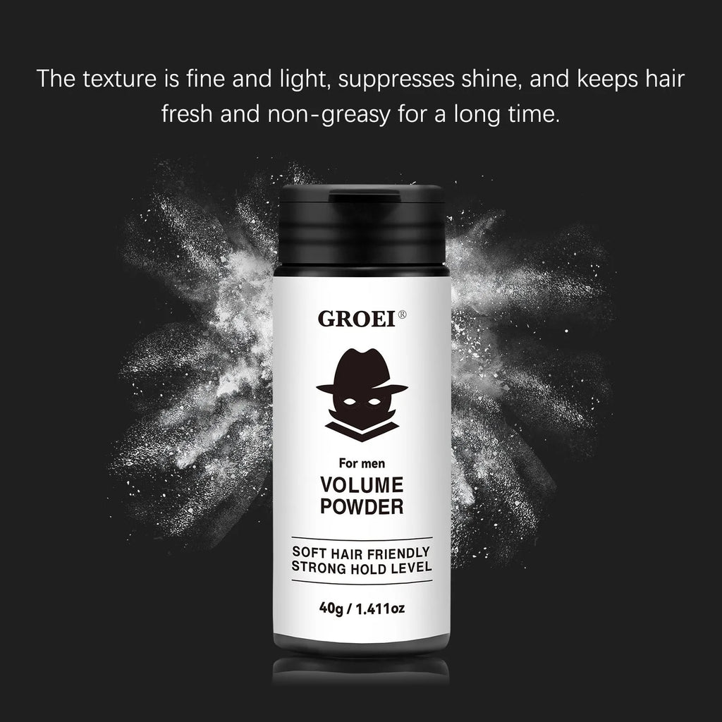 40g hair styling powder container for oil control and fluffy volume creation