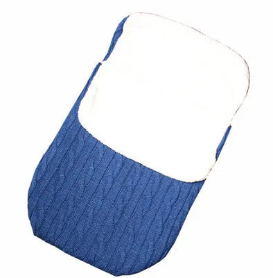 Baby stroller sleeping bag in envelope style with thick cotton wool filling for winter warmth