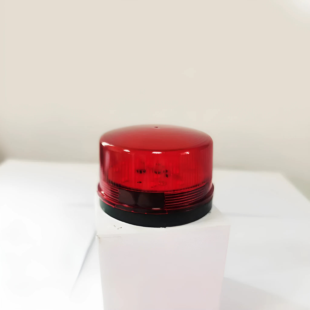HC-79 24V warning alarm light with sound and flash functions in red housing