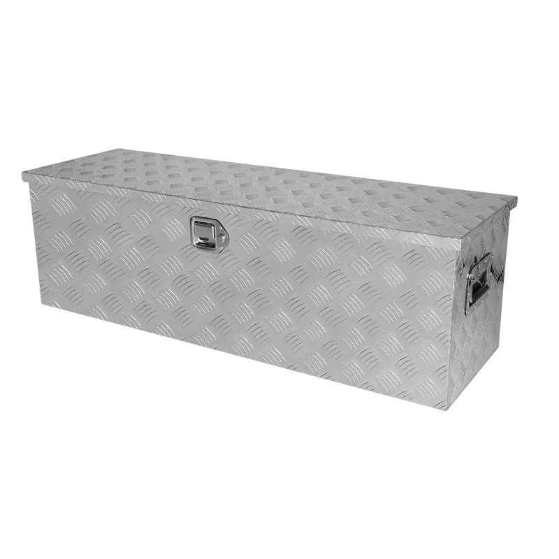 26-inch black aluminium alloy T-casting toolbox with protective case design
