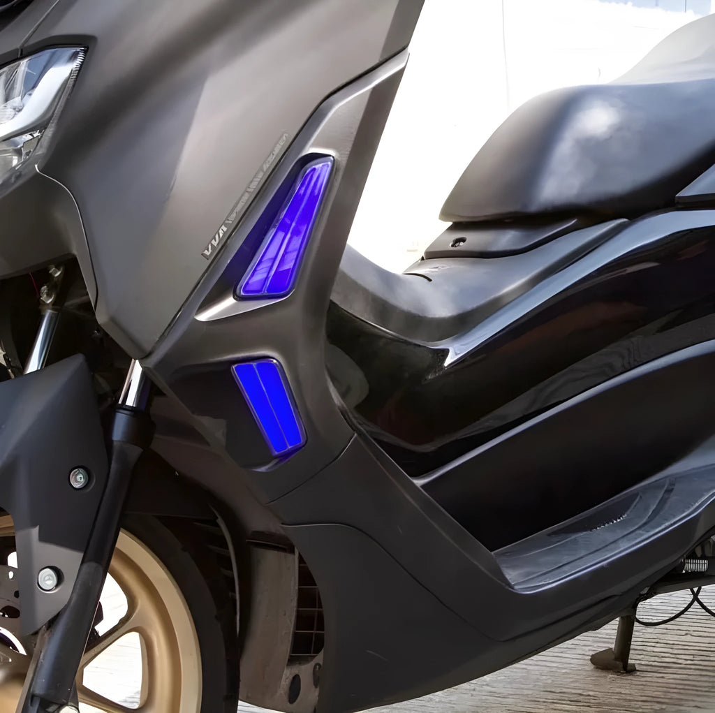 LED turn signal steering lights for Yamaha NMAX155 motorbike in three colour options