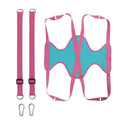 Waterproof pet grooming hammock kit in blue with nail clipper and trimmer for cats and small dogs, M/L