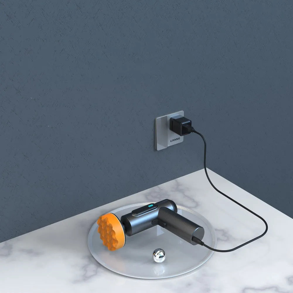 Wireless waxing polishing machine with lithium battery for household floor maintenance