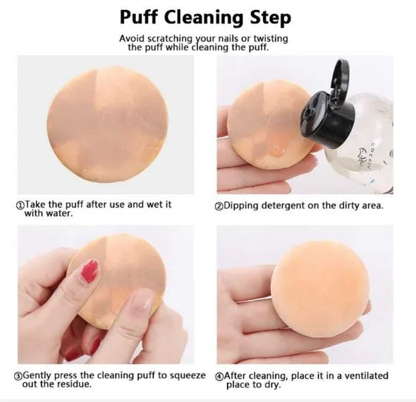 50ml makeup brush cleaning liquid bottle with cleaning brush, 9 x 3 x 3cm, for synthetic and natural brushes