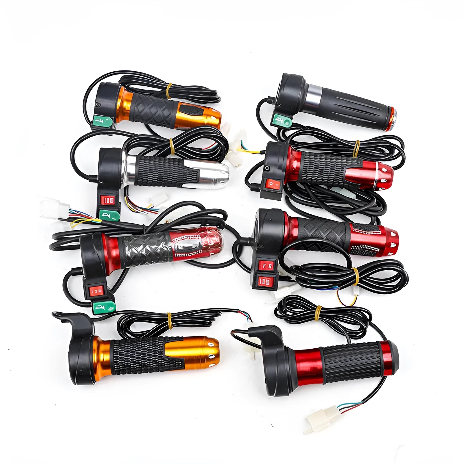 Three-wheel electric car modification accelerator handle with three-speed rotary control and multiple colour options