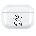 Simple solid-colour PC hard back cover case for Apple AirPods Pro 3.