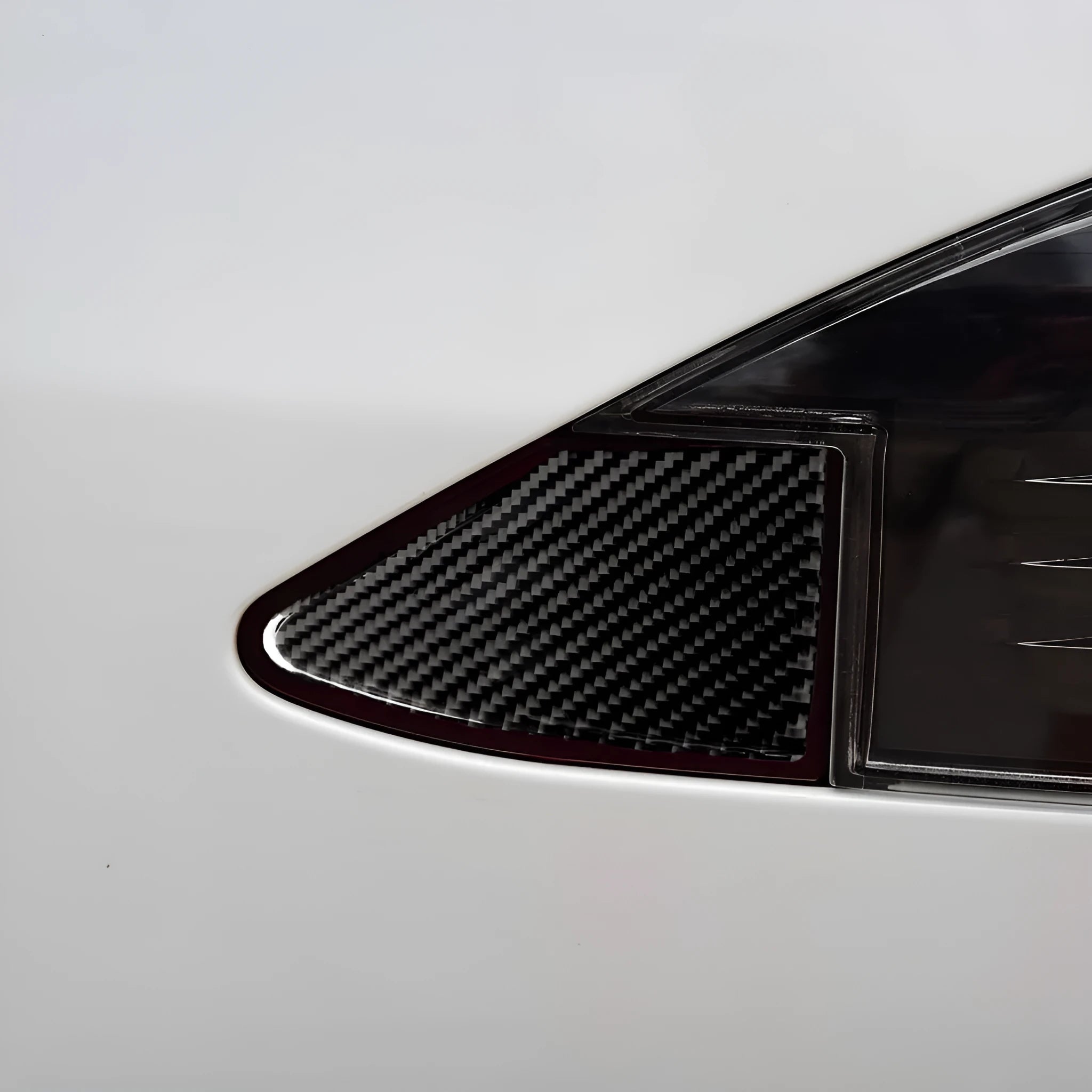 Carbon fibre USB charging port panel decorative sticker with 3M adhesive backing