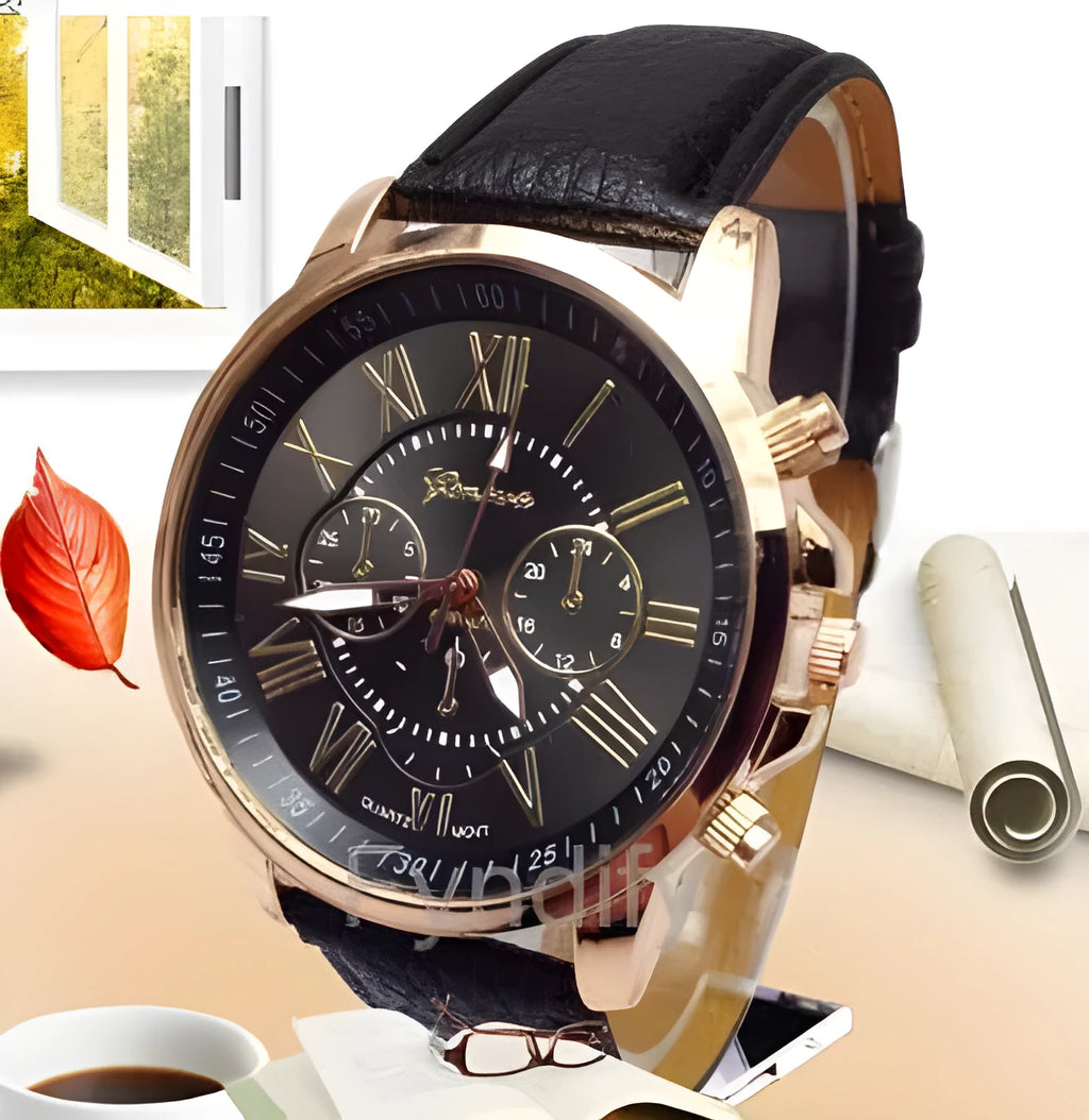 Women's quartz analogue watch shown in one of 14 colours, including black, blue, pink and white options.