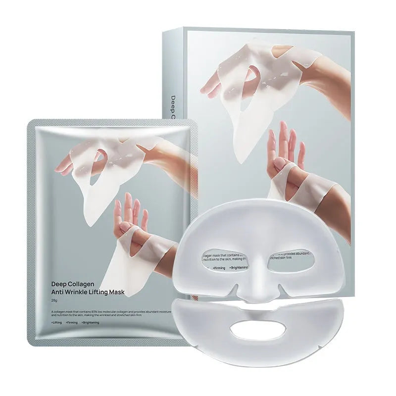 Collagen anti-wrinkle moisturising sheet mask with 28ml serum for universal skin types