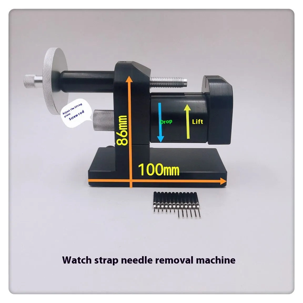 Alloy steel watch strap removal machine tool for repair workshops
