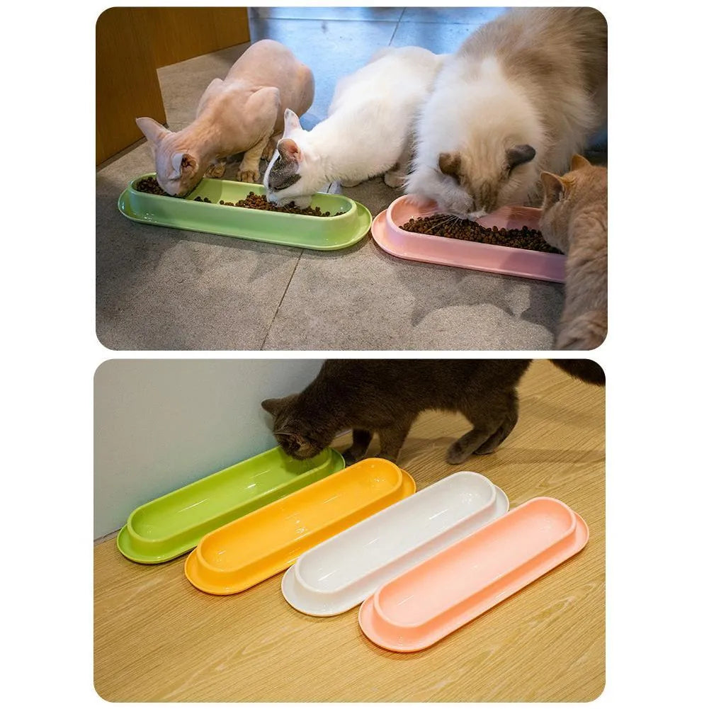 Green leakproof pet bowl with stainless steel interior and non-slip silicone base for dogs and cats.