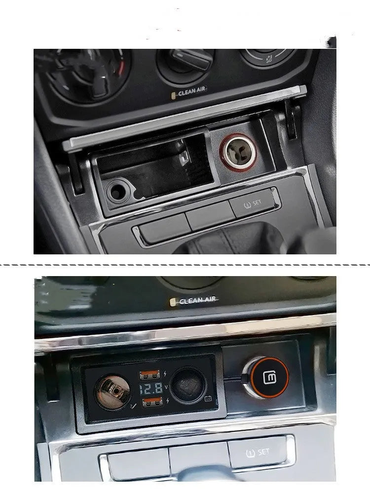 Volkswagen car charger with QC3.0 fast charge technology for Lavida Pola 13 Weiling models