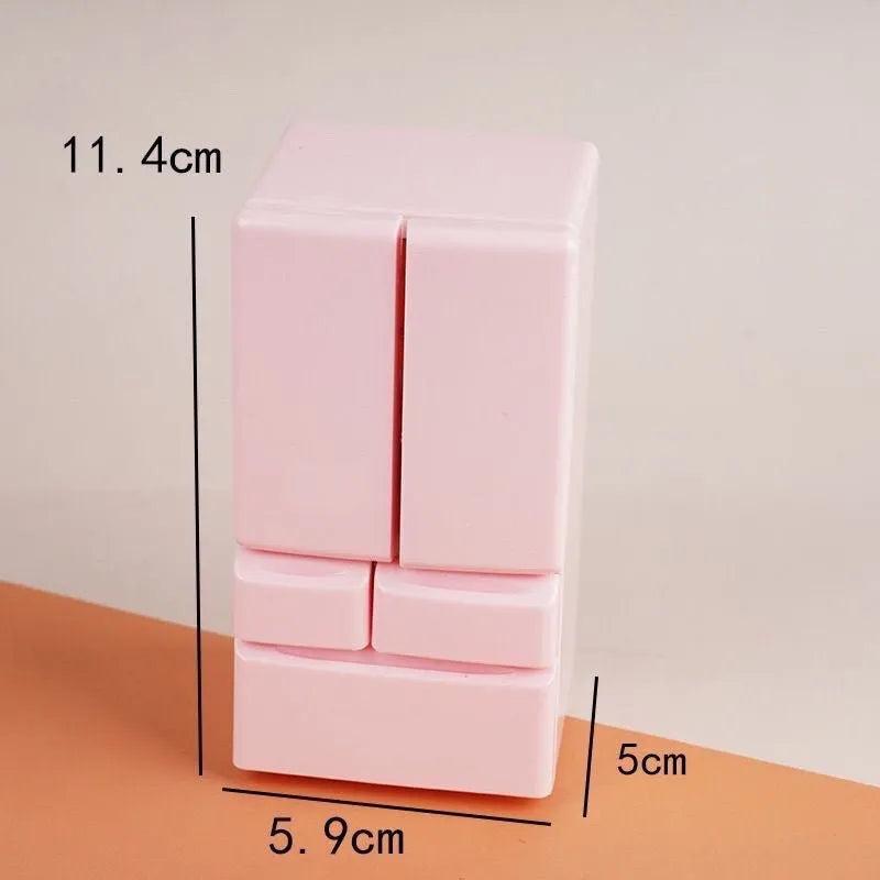 White plastic miniature candy toy model with working light, 11.4cm tall display piece